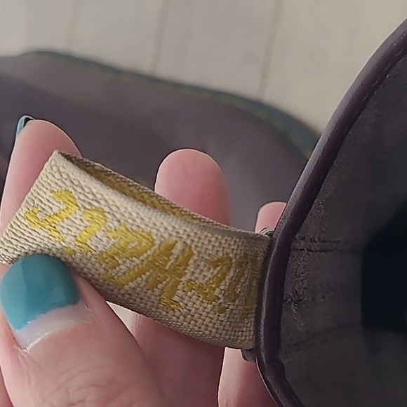 Doc Martens brown vegan 8-eye boots in Size 10 - Picture 15 of 15